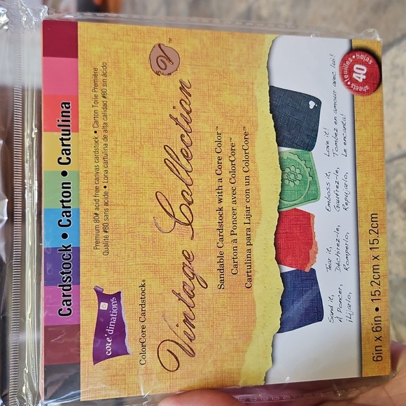 Tim Holtz Darice Kraft-Core Color core Scrapbook Paper BNIP - Picture 2 of 10